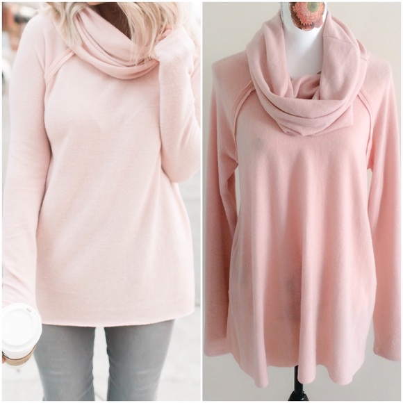 Cozy Cowl Neck Top NWT - Picture 2 of 5
